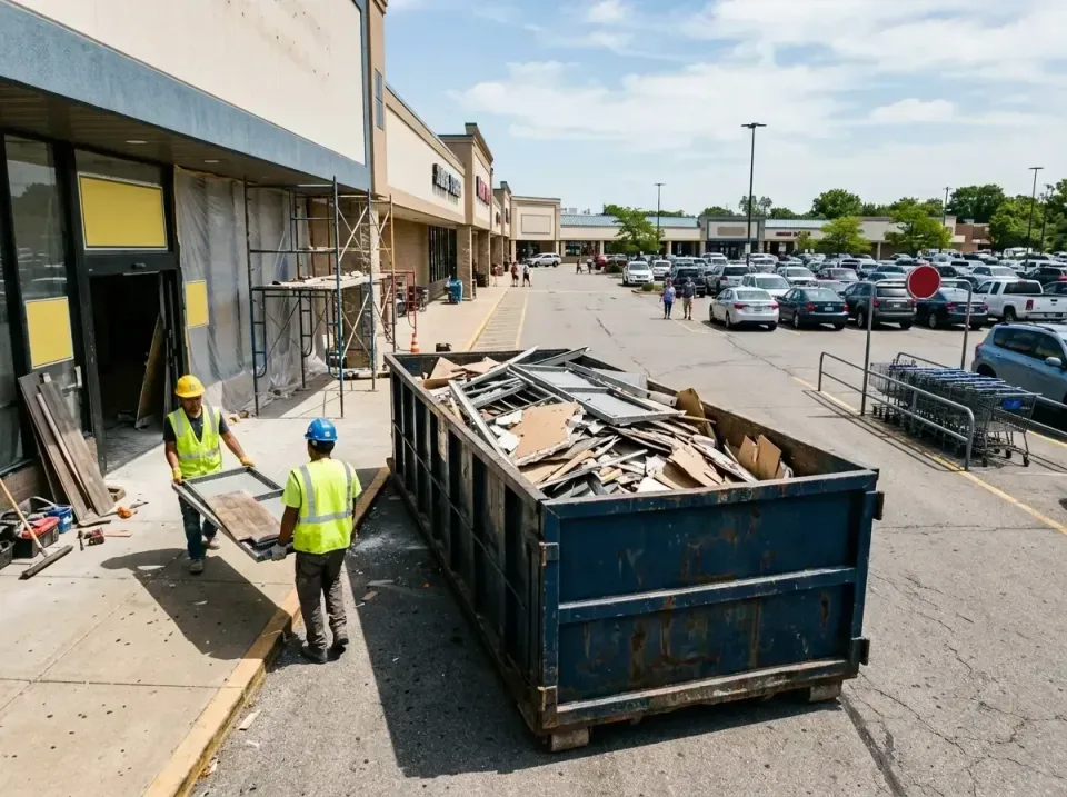 retail-store-renovation-debris-003 — frequently asked questions, Roll-off Dumpster Rentals in Sunset Hills, MO